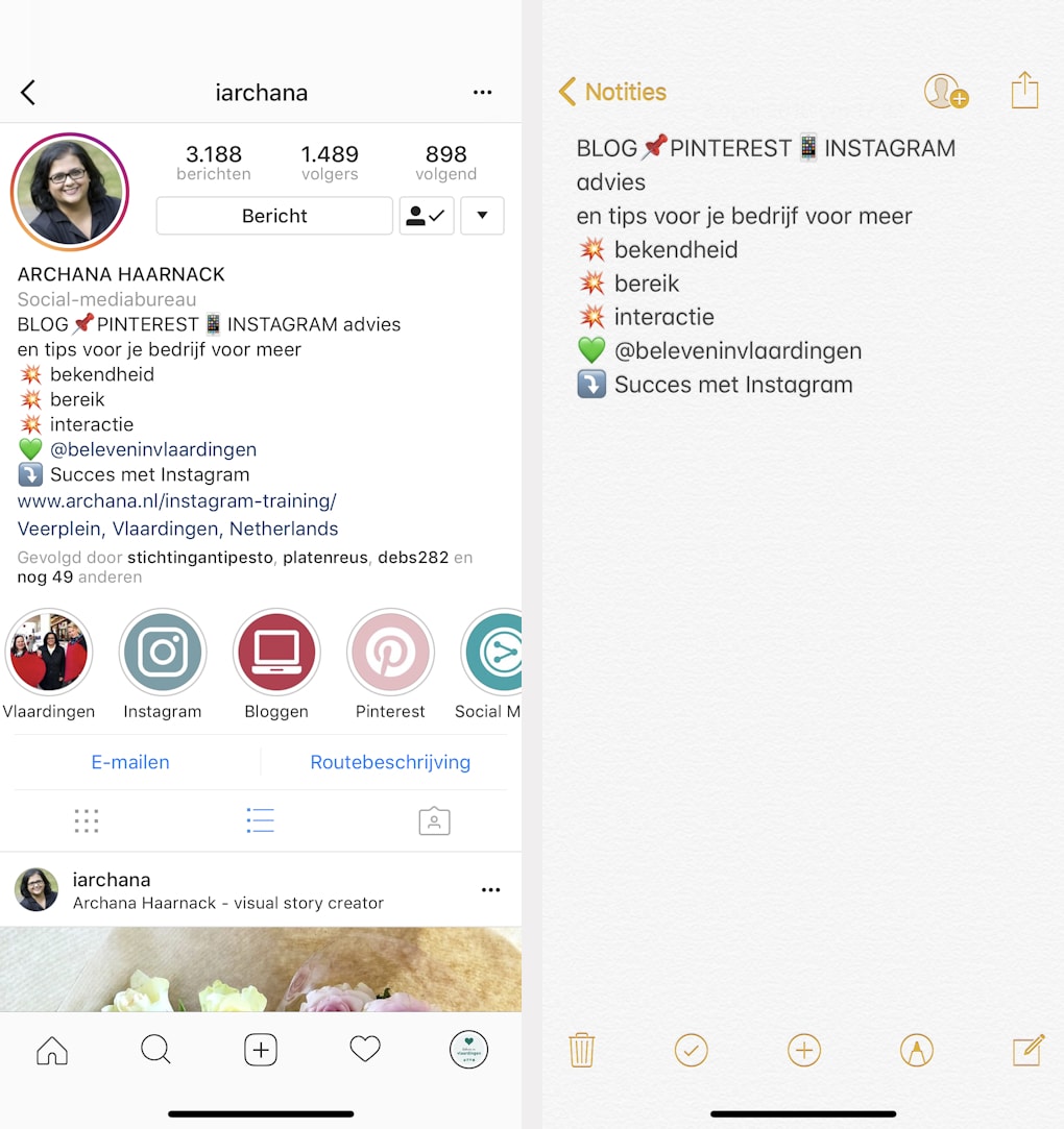 10 Instagram tips om goed voorbereid van start te gaan | ARCHANA.NL voor nieuws.marketing #instagramtips #instagrammarketing