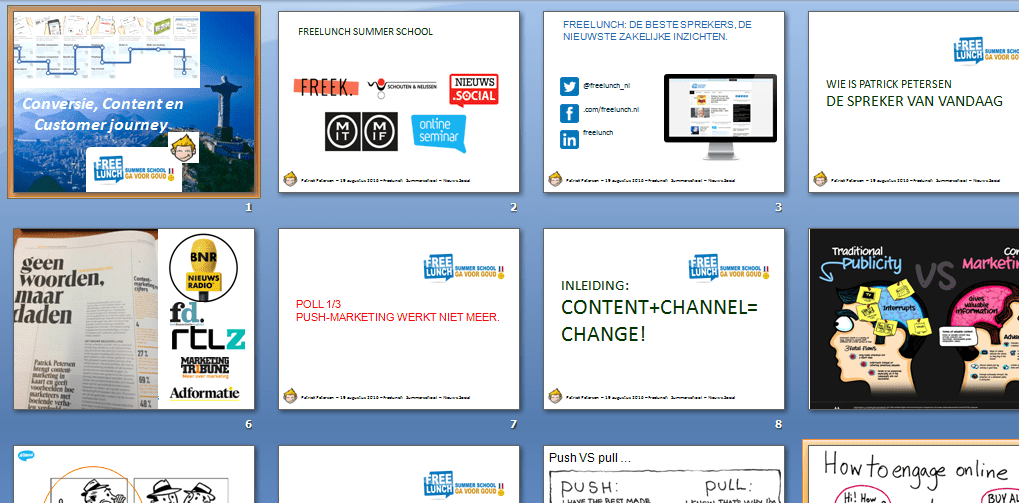 GRATIS #Summerschool Webinar @Onlinemarketeer : Content, Conversie en jouw Customer Journey! #SchrijfNuIn 1 screen1