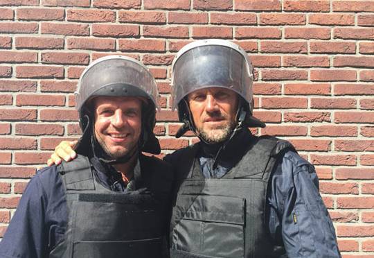 Unox pranken voetballers