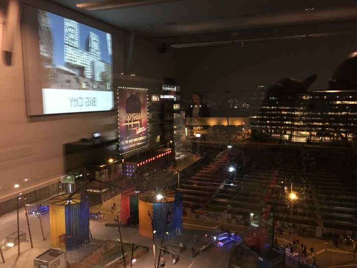 Uitzicht vanaf de 6e verdieping van het Stadskantoor