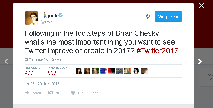 Jack Dorsey, CEO Twitter Inc., crowdsourced verbeteringen 1 twitterrrjackss