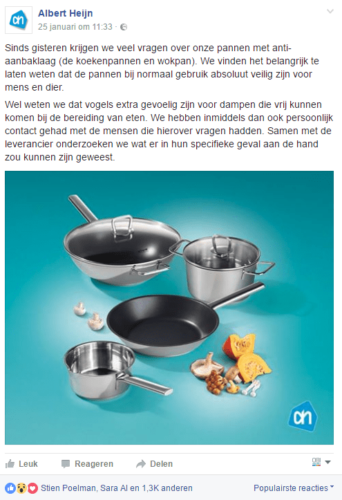 Teflonpannen FBstatementAH
