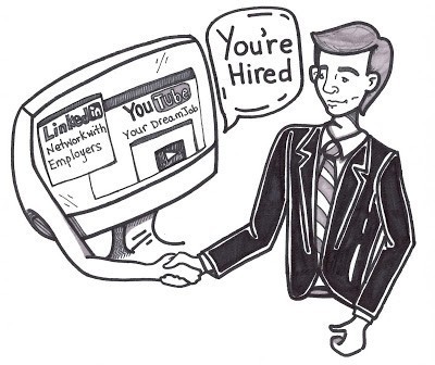 get next job using social media