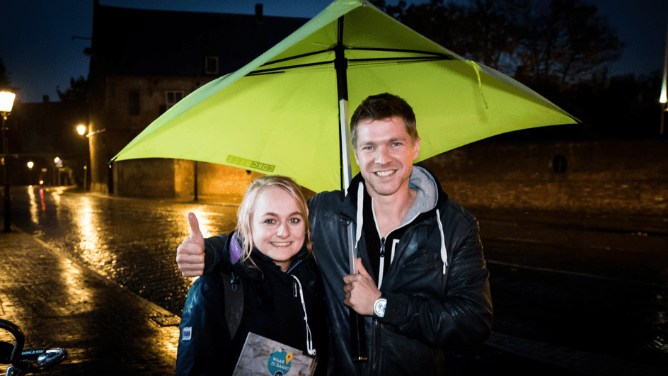 Winnares Sietske met Daan