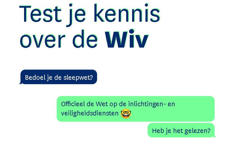 Wiv factchecker: 'Slechts 10 procent kan feiten van fictie onderscheiden!' #sleepwet 1 wivvvv