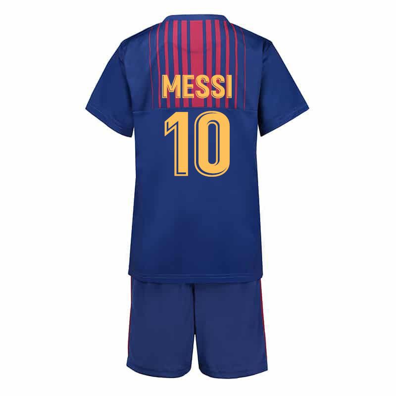 fc barcelona voetbaltenue voetbalshirt messi thuis 2017 2018 kids 3