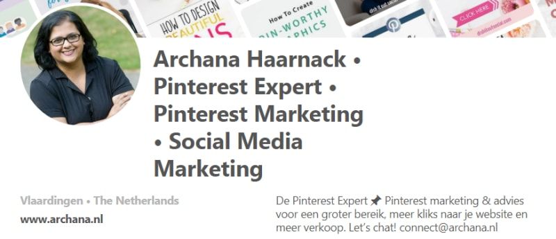 [HowTo] Perfecte Pinterest profiel voor meer traffic naar je website (Auteur: @iArchana) voor nieuws.marketing | #pinterestmarketing #pinteresttips