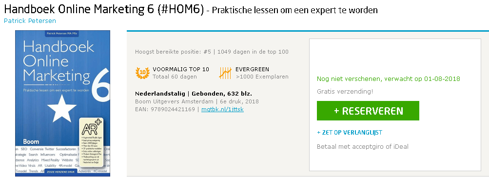 HOM6: Durf jij het Web 5.0 al aan? Videotrailer meest complete mixed reality Handboek Online Marketing 6 1 hom666