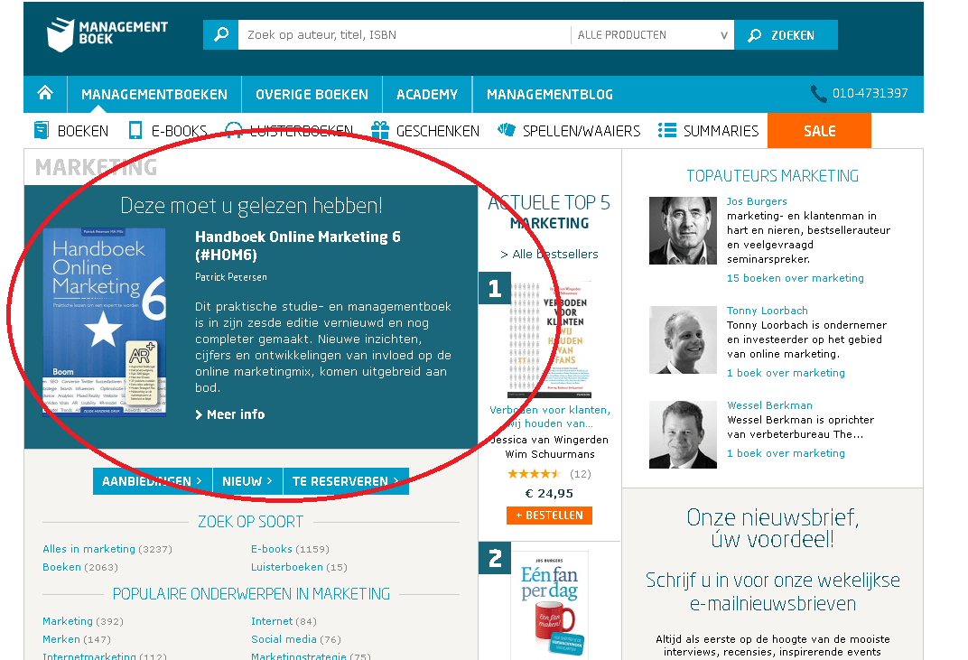 HOM6: Durf jij het Web 5.0 al aan? Videotrailer meest complete mixed reality Handboek Online Marketing 6 2 marketingtipopmb
