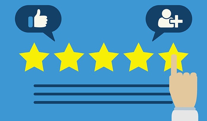 review star hand