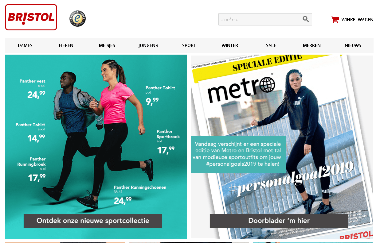 Krant Metro en kledingmerk Bristol maken samen een Instagram-krant #personalgoal2019 1 img 5c40cbcf070ae