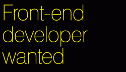 VACATURE: Front End developer UPC Amsterdam (via @floornobels) 2 423 21