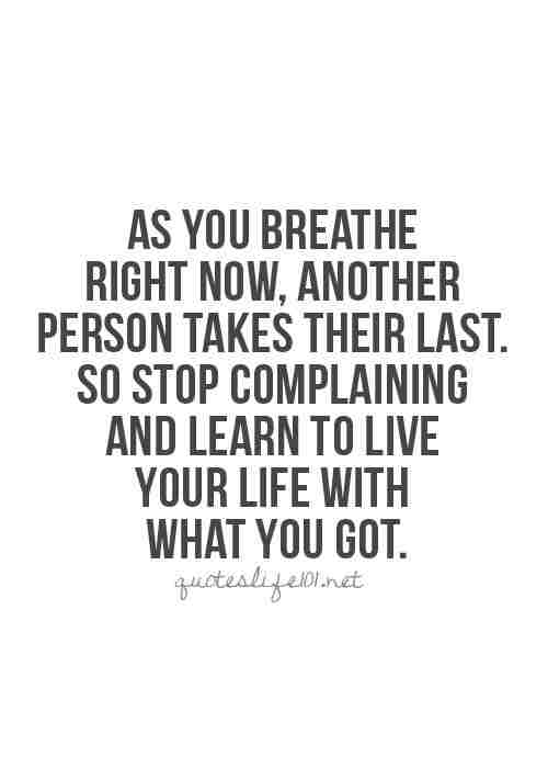 quote complaining