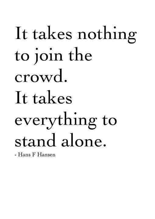 quote standing alone