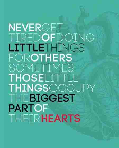 Quote little things