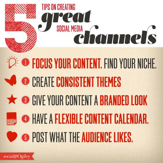 5 Tips on Creating Great Social Media Channels