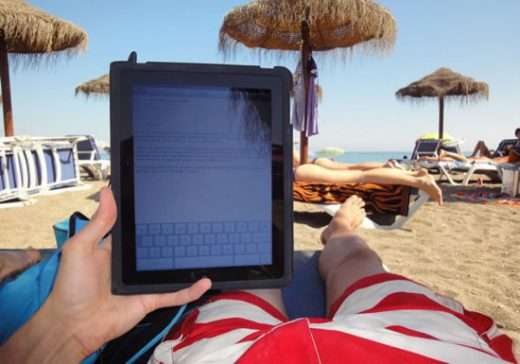 Smartphone op vakantie