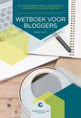 Wetboek voor Bloggers 2016 studie editie