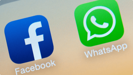 facebook and whatsapp 1