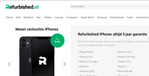 Consumentenbond: plaats geen bestellingen bij webwinkel Refurbished.nl