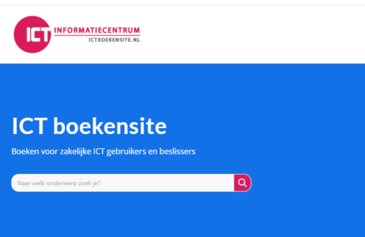 Boekensite toont ook de e-books van ICT bedrijven