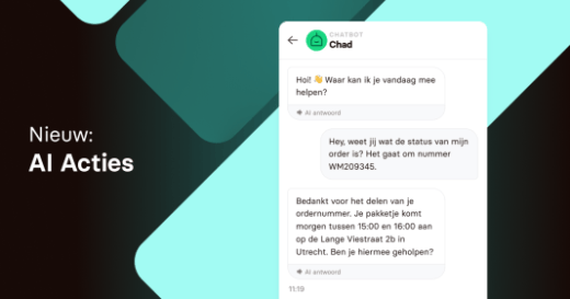 AI chatbots Grote stap AI-chatbots: zelfstandige antwoorden met actuele klantinformatie