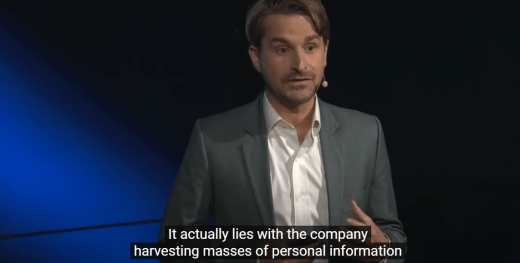 VIDEO: 'Hoe technologiebedrijven je misleiden om je gegevens en privacy vrij te geven' #TEDx