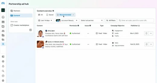 Meer integratie en flexibiliteit voor campagnes Meta voegt extra ondersteuning toe voor de Marketing API van Partnership Ads, waardoor bedrijven eenvoudiger creator-advertenties kunnen combineren met hun reguliere promoties. "Adverteerders kunnen nu bestaande Instagram-posts gebruiken voor Partnership Ads binnen zowel Placement Asset Customization als Advantage+ Creative. Daarnaast kunnen Partnership Ads nu worden ingezet voor click-to-message advertenties." Kortom, merken krijgen meer manieren om samen te werken met creators en flexibele advertentieopties, terwijl creators makkelijker nieuwe samenwerkingen kunnen aangaan. Volgens Meta bewijzen de cijfers dat dit werkt: "We hebben gezien dat Partnership Ads beter presteren dan standaard advertenties als het gaat om extra aankopen, met een betrouwbaarheid van 96%." Dit geldt vooral voor Reels, waar creativiteit essentieel is om de aandacht van gebruikers te trekken. Steeds meer merken werken samen met populaire Reels-creators, en deze nieuwe functies bieden bedrijven een eenvoudige manier om hiermee aan de slag te gaan.