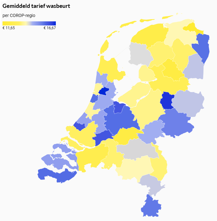 'Enorme prijsverschillen regionale wasstraten' 2 'Enorme prijsverschillen regionale wasstraten'