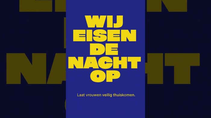 Campagne: ''Wij eisen de nacht op'' - Stop met zwijgen, start met handelen #Lisa