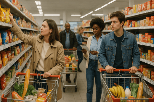 'Zes op tien Nederlanders keren terug naar de supermarkt: wc‑papier, brood en melk het vaakst vergeten'