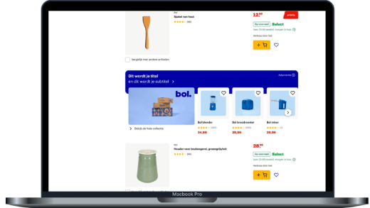 Bol.com introduceert ‘Branded Shelves’: merkbeleving in digitale etalages