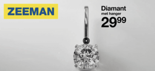 Kort geding: 'Zeeman geeft toe dat haar lab diamant niet goedkoper is'