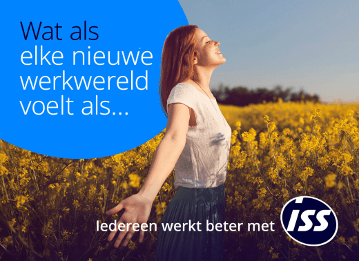 Nieuwe merkcampagne ISS: ‘Wat als elke nieuwe werkwereld voelt als…’