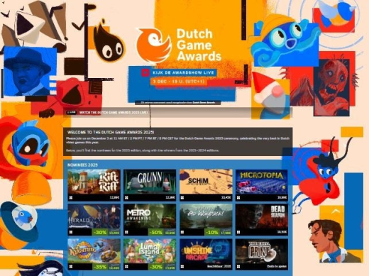 De Winnaars van de Dutch Game Awards 2025 