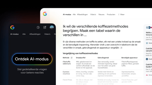 NVJ/Villamedia: 'Nieuwsmedia bezorgd over Google’s AI Modus'