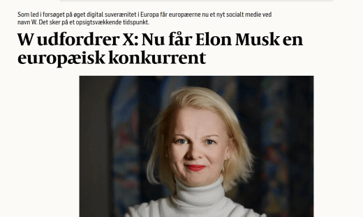 Eind januari 2026 de lancering van Europees nieuw socialmediaplatform genaamd 'W' #WEF #Davos