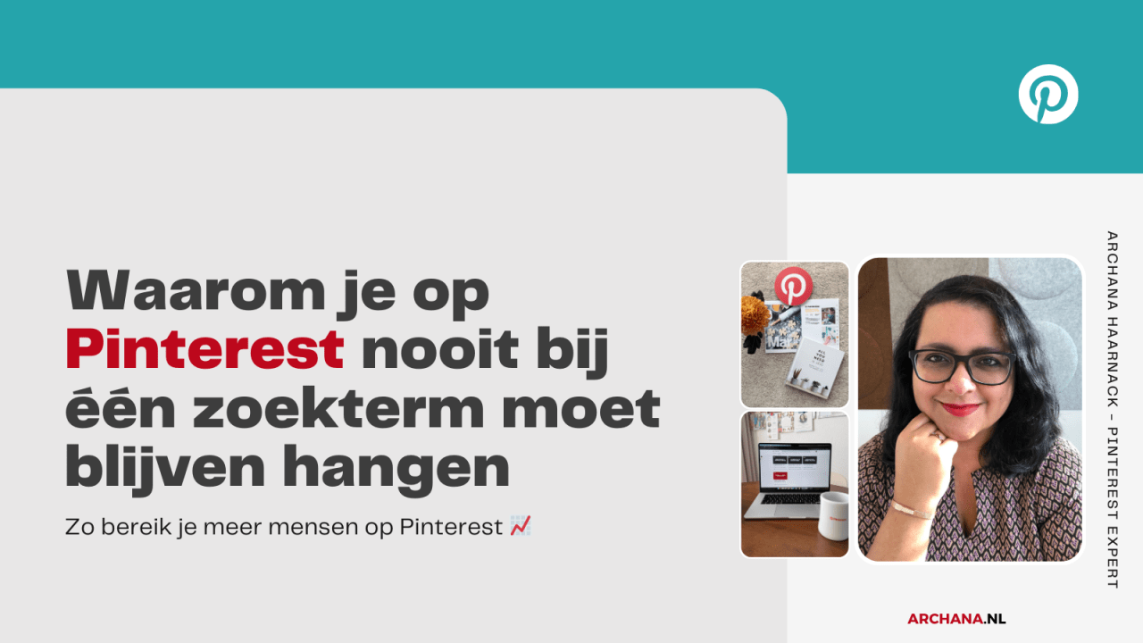 Juist die gesprekken maken trainingen niet alleen praktisch en energiek, maar ook inhoudelijk sterk. De vragen die tijdens zo’n sessie worden gesteld, leveren vaak ook nieuwe inzichten op. Zo bleef één opmerking van een deelnemer na afloop nog hangen: de overtuiging dat een bepaalde dienst waarschijnlijk niet geschikt zou zijn voor Pinterest. Die gedachte hoor ik vaker. Toch is dat in veel gevallen niet terecht. Vaak ligt het niet aan het aanbod zelf, maar aan de manier waarop er naar zichtbaarheid op Pinterest wordt gekeken.