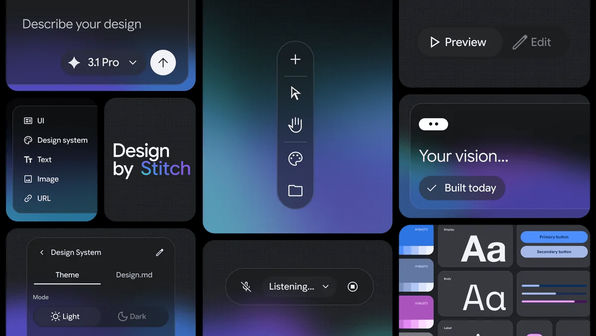 Stitch: AI als nieuwe standaard voor UI-design