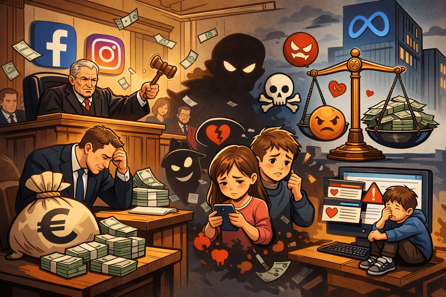 Miljoenenstraf voor Meta: Rechter straft techreus voor falende kinderbescherming