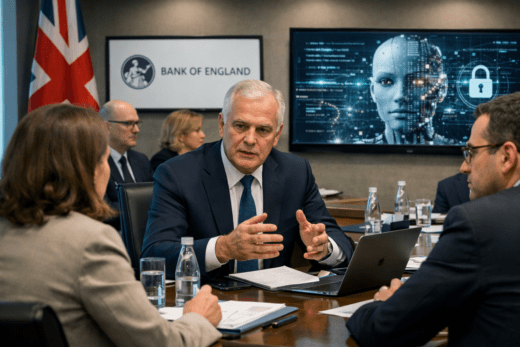 Vergadering bij de Bank of England