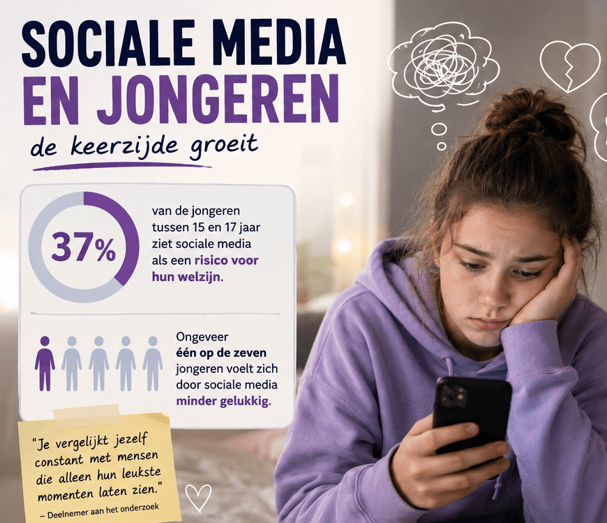 Nieuw onderzoek: ruim een derde van de jongeren ziet sociale media als risico voor mentale gezondheid 1 image 70