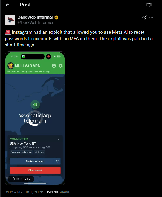 VIDEO: Stap-voor-stap hack Instagram-account via AI-support toepassing 2 584B69EA 0DEC 4029 A59A 6F0C7F3963F2