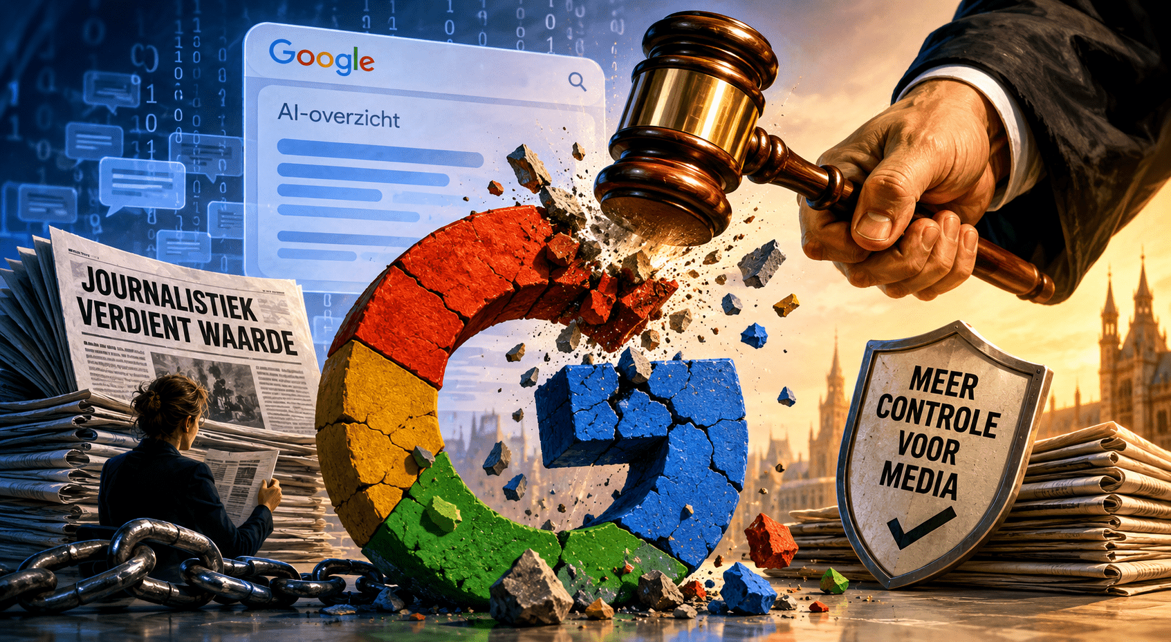 Google krijgt klappen en mag met AI-overview geen nepnieuws verspreiden