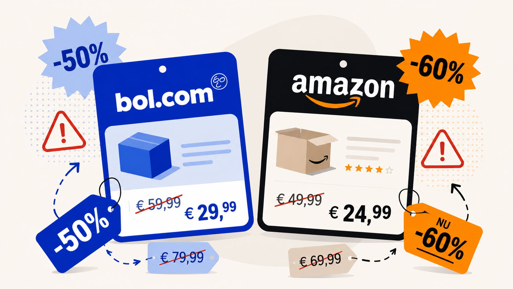 Korting die geen korting is: Consumentenbond zet Amazon en Bol onder zware druk