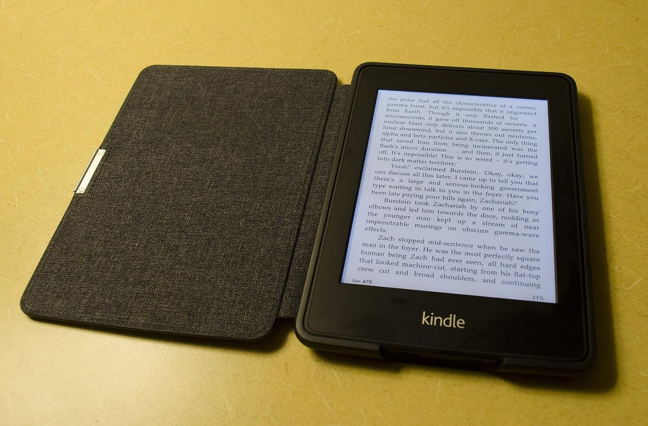 Amazon kindle, licentie: BruceEmmerling. 
