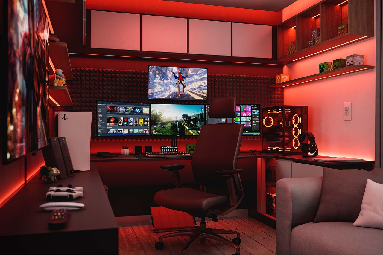 Gaming, licentie: Setupx3D Pixabay.