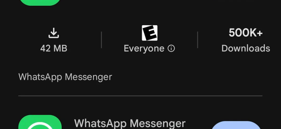 Nep-WhatsApp meer dan 500.000 keer gedownload via Google Play Store: gebruikers misleid door gesponsorde app